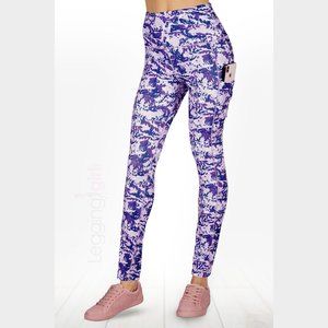 Hide n Seek Purple - Pockets Top Quality Women's Fitness Plus Size (Fits 12-18)